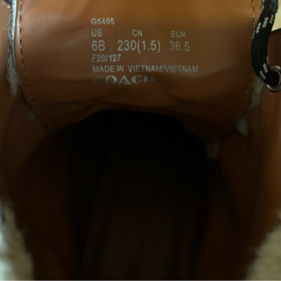 Coach Lorimer Bootie with Sherling Detail. - Picture 7 of 7